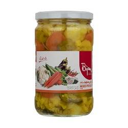 ترشی مخلوط درشت 670 گرم بیژن